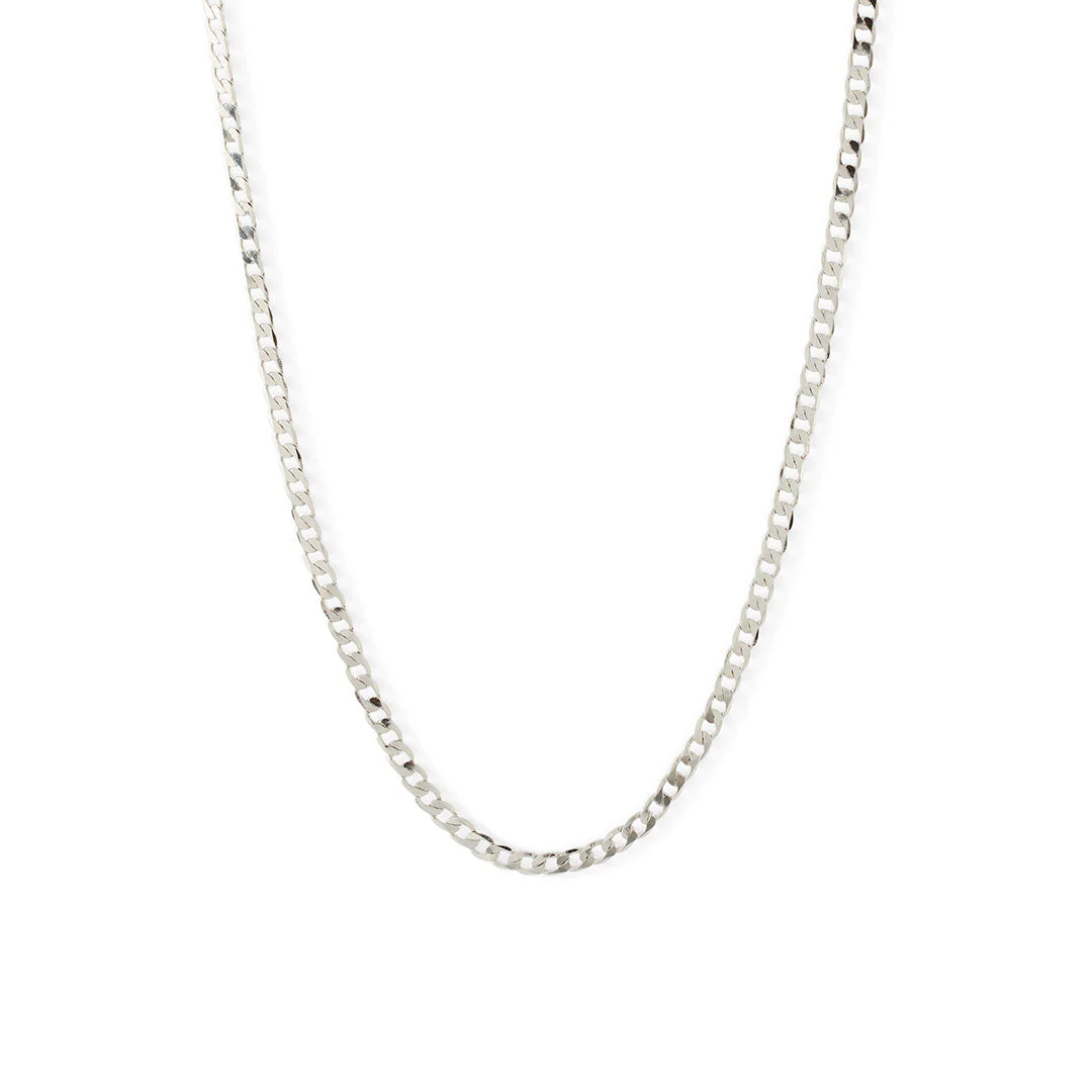 Silver Flat Cuban Chain - Image 3