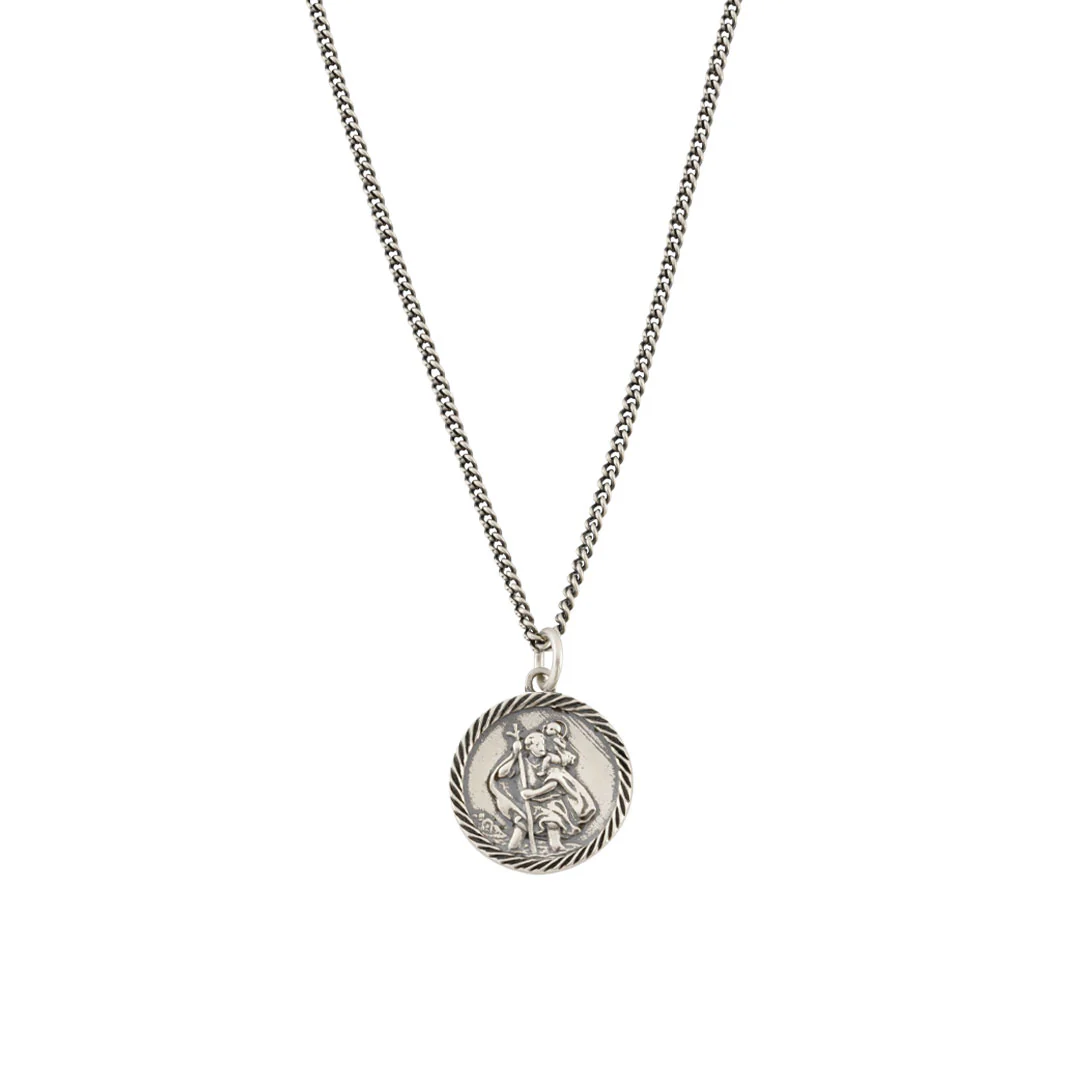 Silver St Christopher Necklace - Image 3